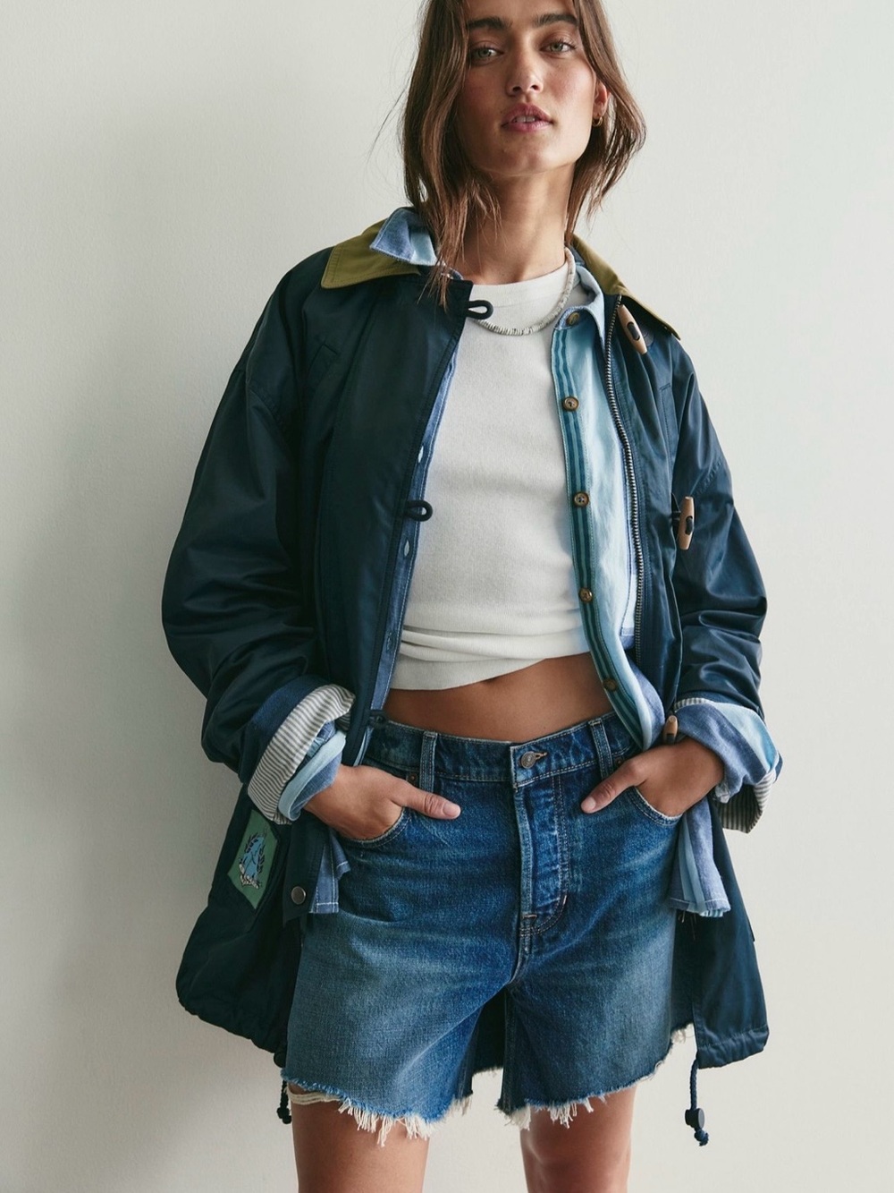 Free People We the Free Captains jacket NWT XL